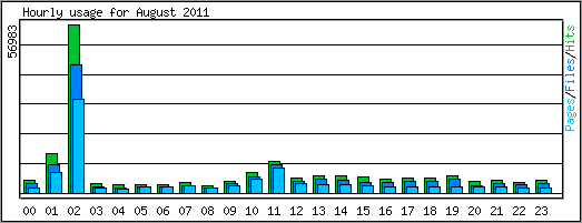 Hourly usage