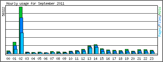 Hourly usage