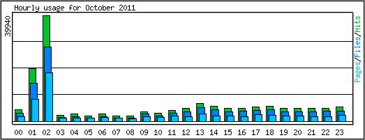Hourly usage