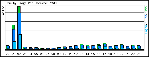 Hourly usage