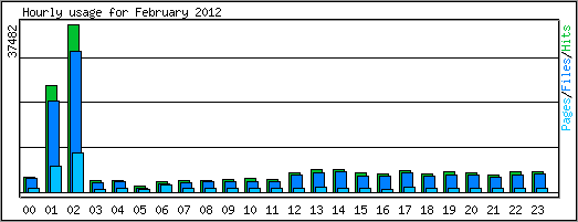 Hourly usage