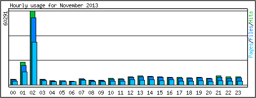 Hourly usage