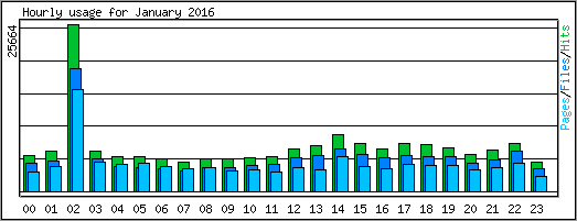 Hourly usage