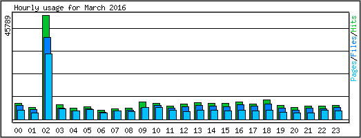 Hourly usage