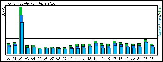 Hourly usage