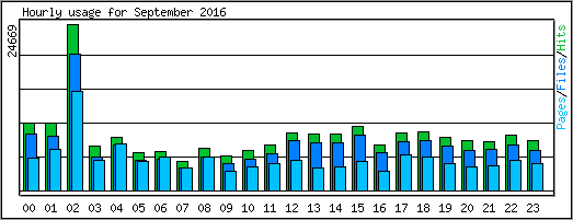 Hourly usage