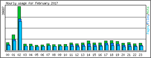 Hourly usage